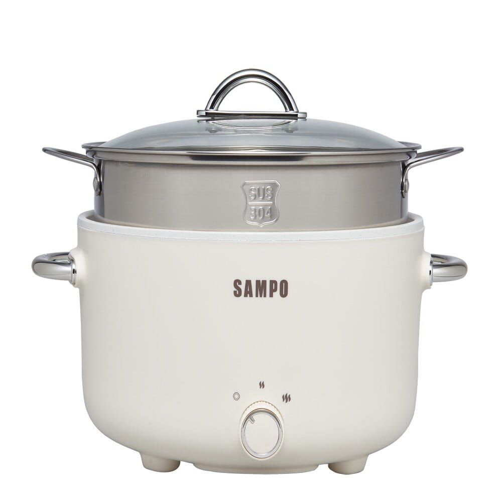 SAMPO聲寶3L美型蒸煮二用電火鍋TQ-YA30C