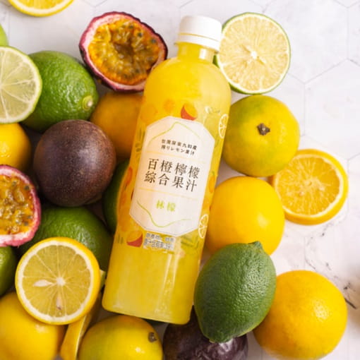 【林檬】百橙檸檬綜合果汁(500ml/瓶x6瓶)