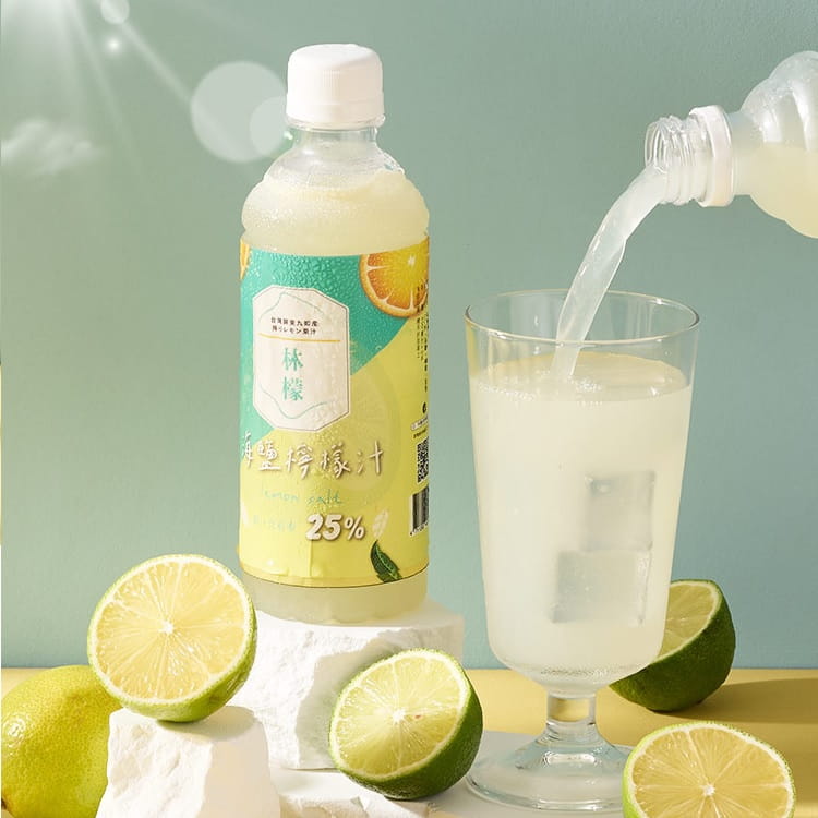 【林檬】海鹽檸檬汁(含糖/500ml/瓶x6瓶)