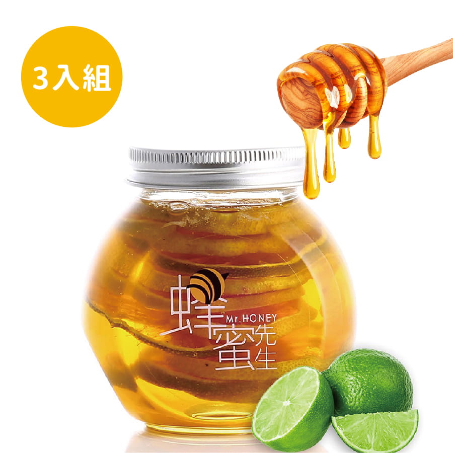 【蜂蜜先生Mr.HONEY】蜂蜜漬檸檬240gX3入