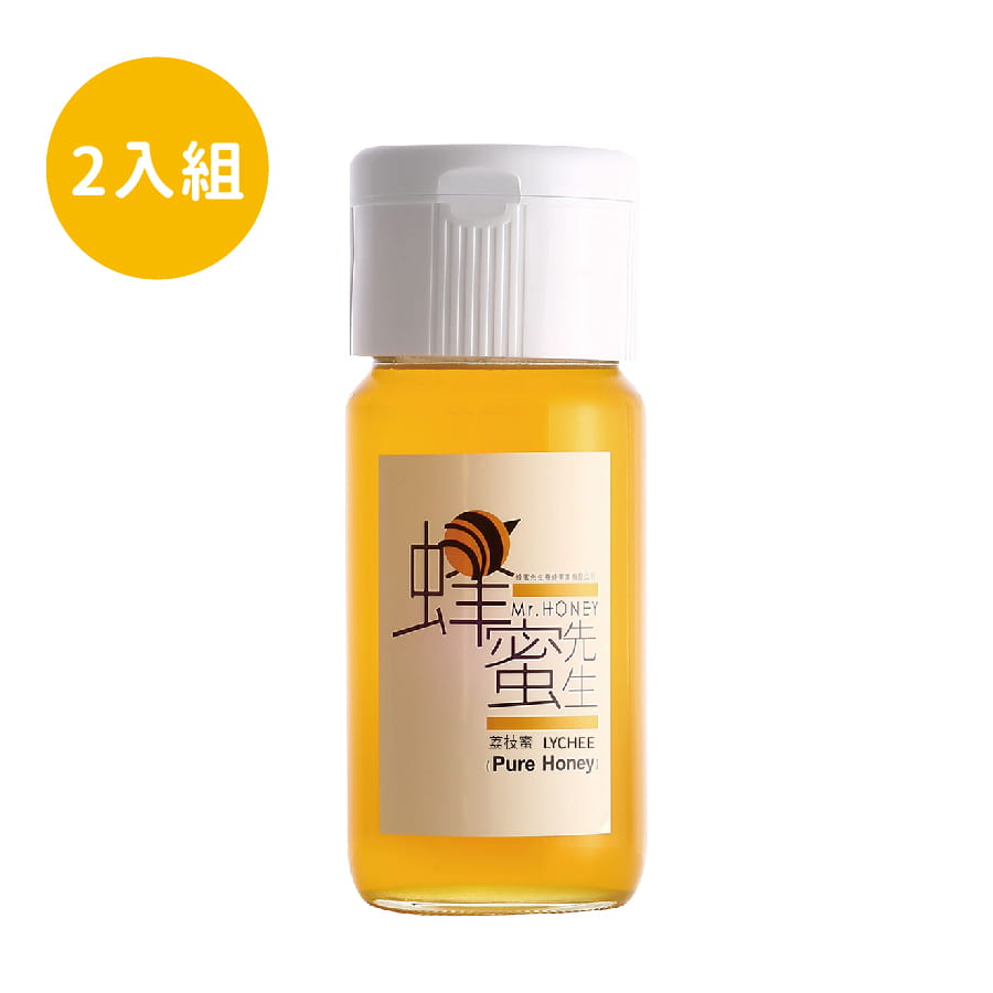 【蜂蜜先生Mr.HONEY】台灣-荔枝蜂蜜700gX2入