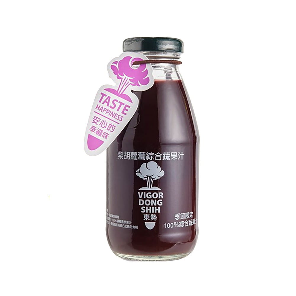 【VDS活力東勢】紫胡蘿蔔綜合蔬果汁(290ml*24瓶/箱)