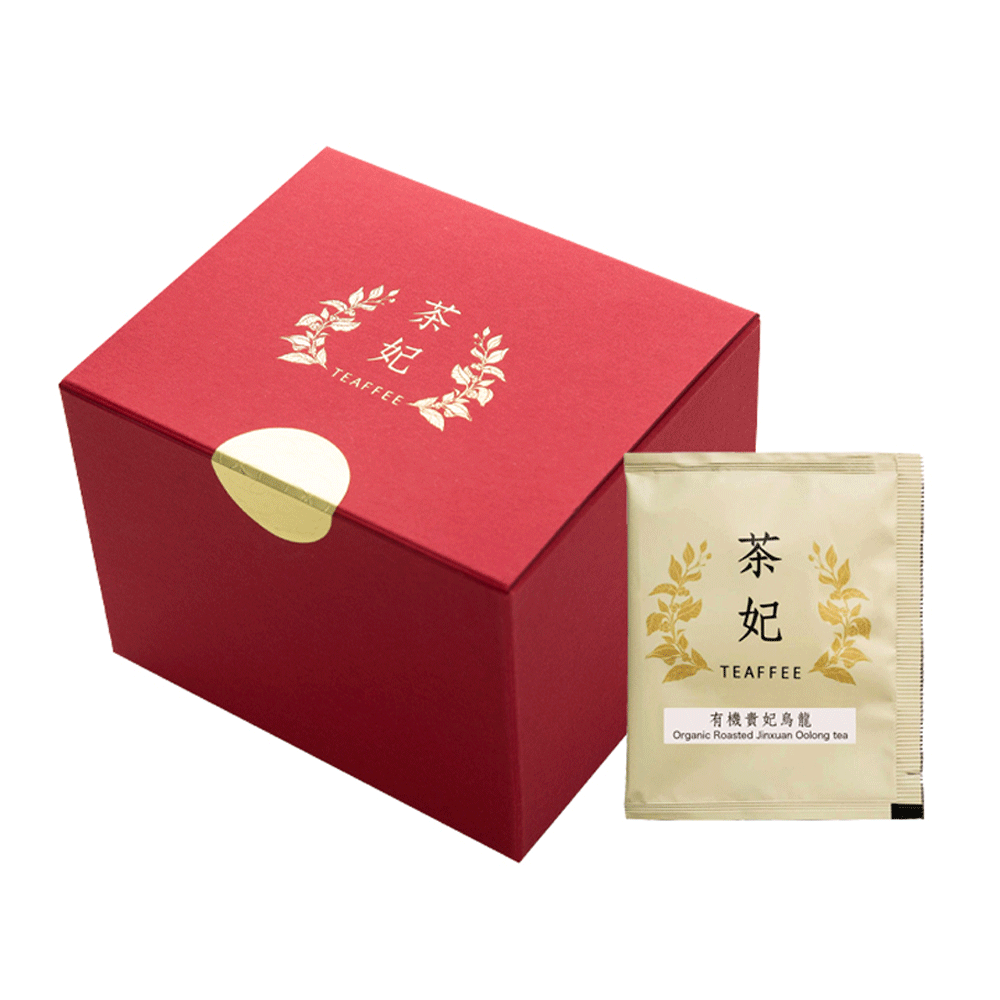 【茶妃TEAFFEE】紅禧盒茶包-貴妃烏龍(有機貴妃烏龍3g*20入)