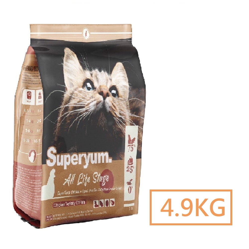 【極致美味Superyum】全齡貓雞肉多種魚4.9kg