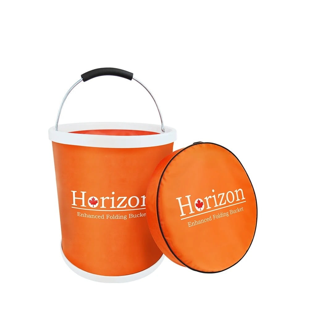 【Horizon天際線】便攜強化折疊水桶(13L)2入