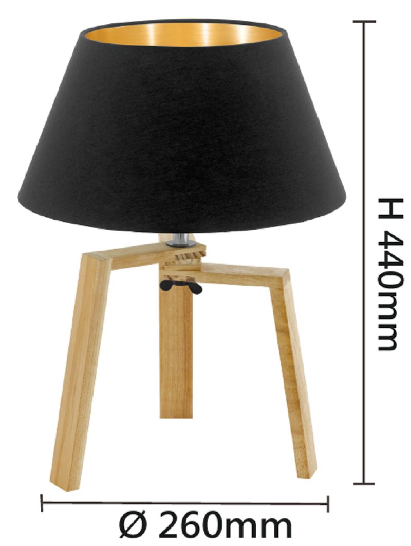 【EGLO 奧地利燈飾】桌燈_97515_規格尺寸