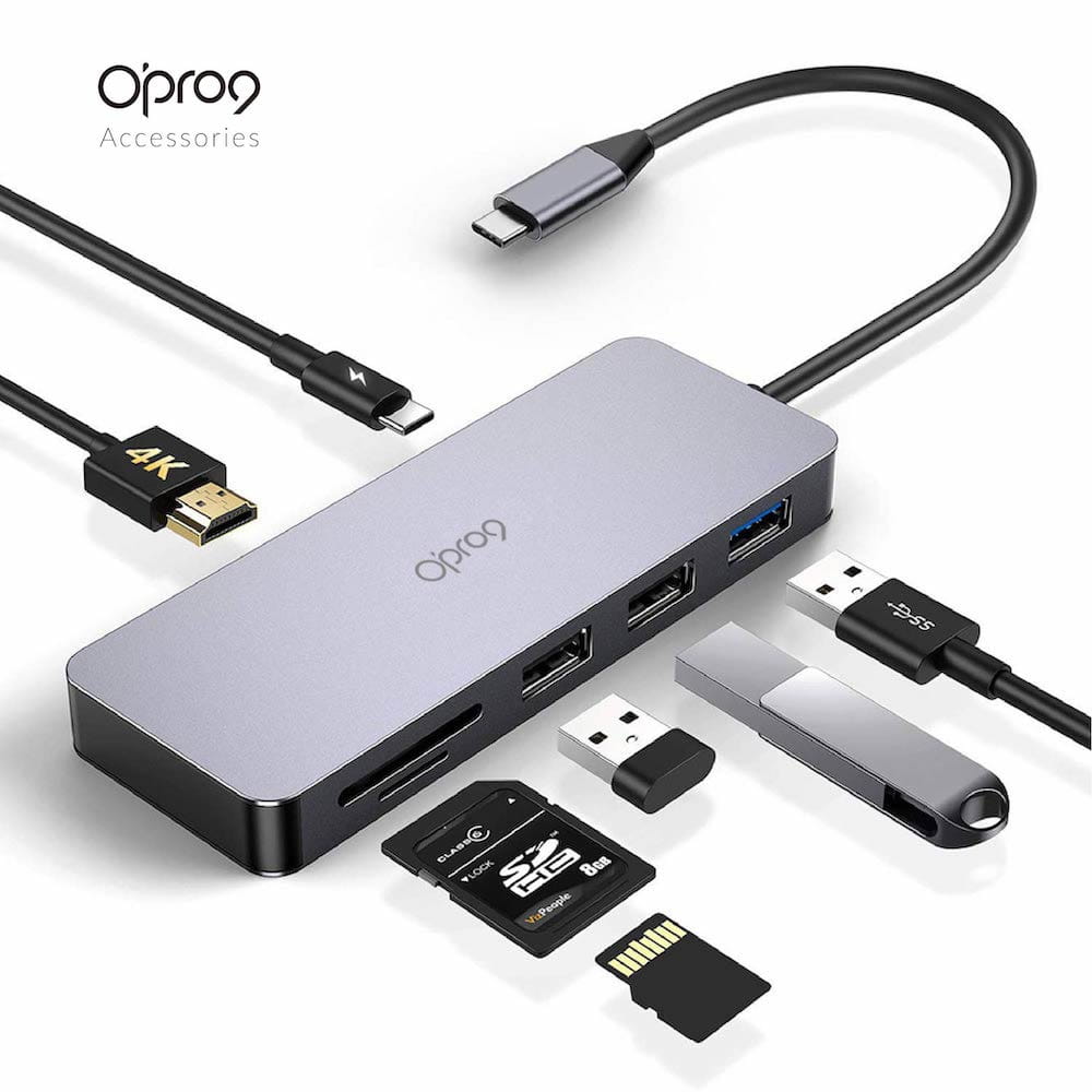 【Opro9】USB-C7合1多功能轉接器100W(FCA430-01-001)