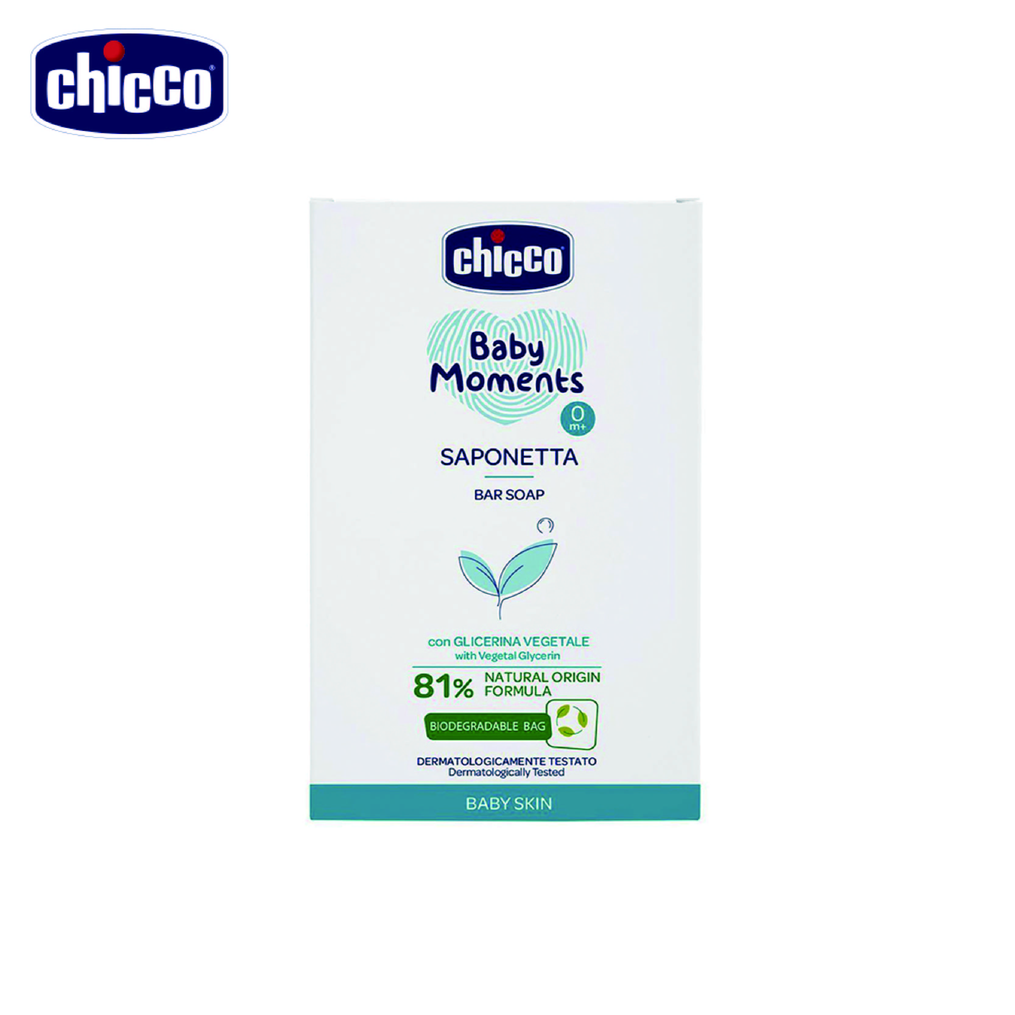 【Chicco】寶貝嬰兒植萃香皂X2(100g/包)