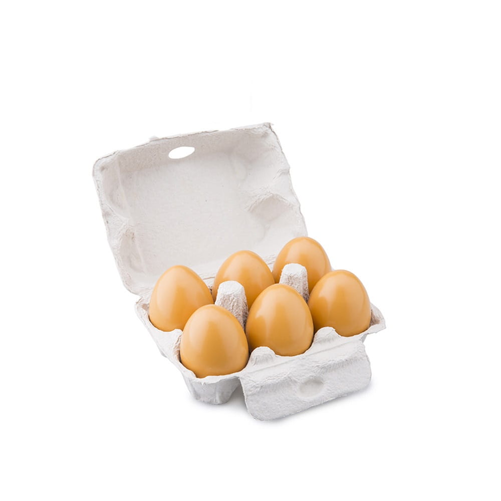 【荷蘭NewClassicToys】盒裝雞蛋6顆-10596