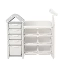 玩具屋造型多層儲物櫃收納櫃(兩色可選)H871
