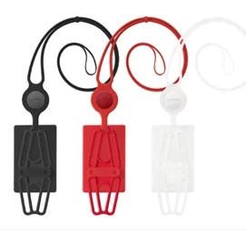 頸掛手機綁二代卡套版(黑/紅/白)