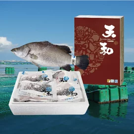 極品海鱸魚全魚分切禮盒(3KG)