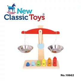 寶寶認知學習磅秤木製玩具-10662