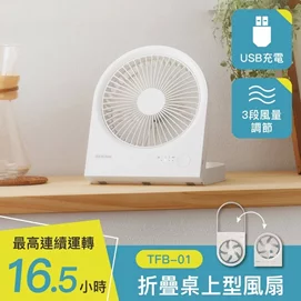 【新品優惠】摺疊桌上型風扇TFB01
