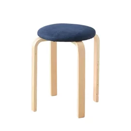 實木椅凳SL-02Fx6入(北歐藍色)