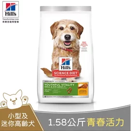 小型與迷你高齡犬雞肉與米1.58公斤1包
