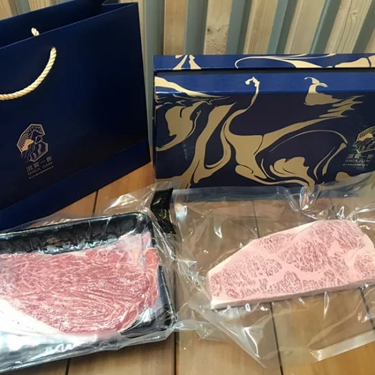 日本和牛禮盒組(紐約客牛排+霜降肉片)