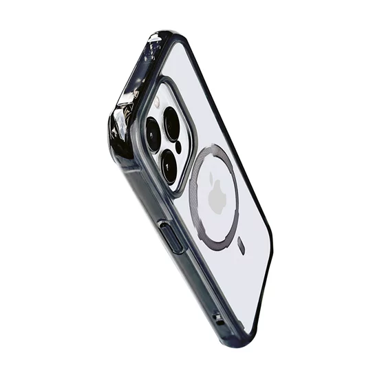 【新品優惠】iPhone 15 (6.1吋)-MagSafe超磁吸透明軍規防摔殼(極光透/極光黑)