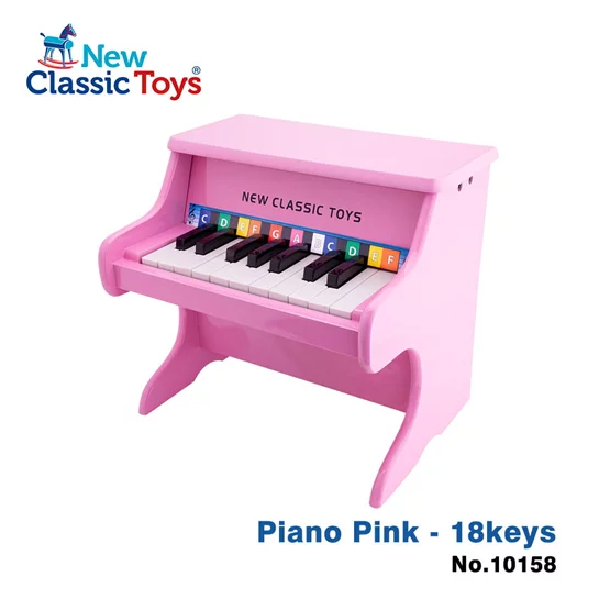幼兒18鍵電子鋼琴玩具(甜心粉)-10158