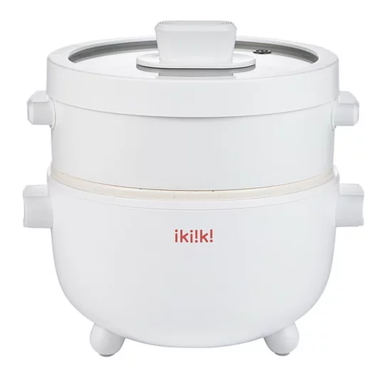 【ikiiki伊崎】2L陶瓷蒸煮電火鍋IK-MC3405