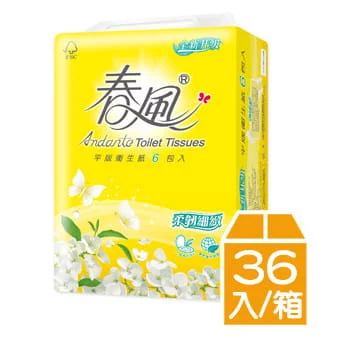 【春風】平板衛生紙-柔韌細緻(300張*36入)
