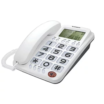 【新品優惠】大鈴聲大聲音電話機WT-06